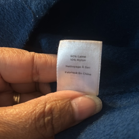 Talbots Dark Blue Women's Cape Jacket - Picture 5 of 5